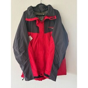Moonstone VTG Mens XL Red Gore-Tex Breathable Hooded Jacket Coat USA Made